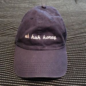 Navy Uh Huh Honey Brandy Melville Hat